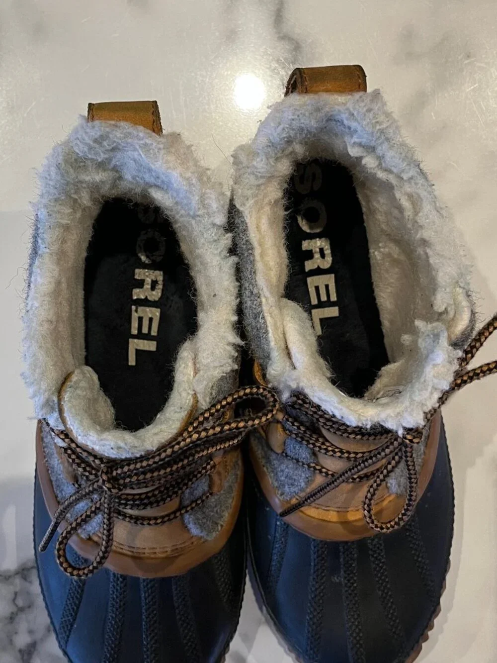 Sorel Out'N About Plus Waterproof Gray Felt Duck Boots - Size 7 - Picture 6 of 14